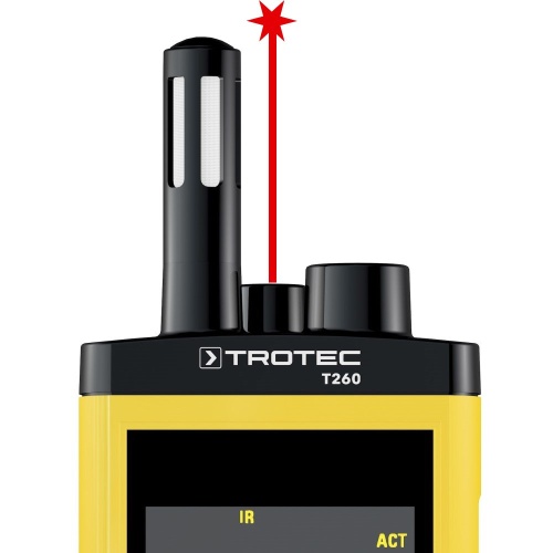 Термогигрометр Trotec T260 с ИК-термометром фото 4